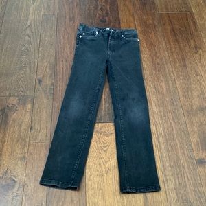 Seven for all mankind black jeans, slim, kids size 8